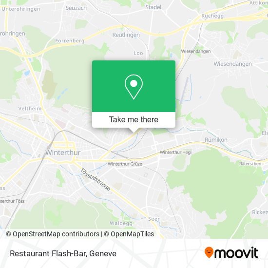Restaurant Flash-Bar map