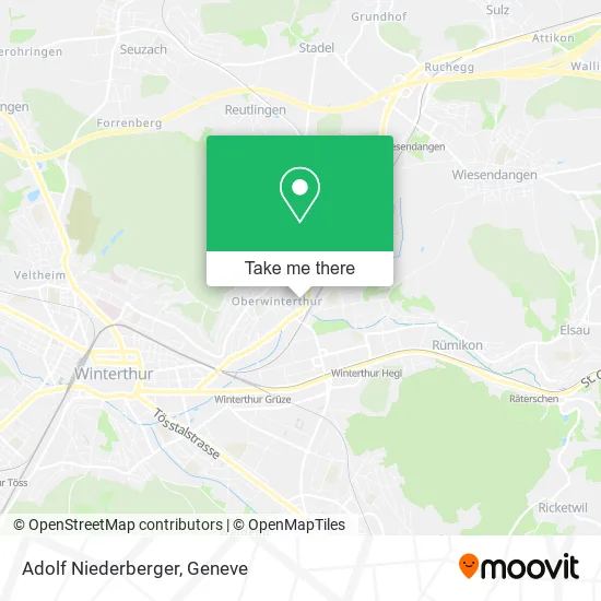 Adolf Niederberger map