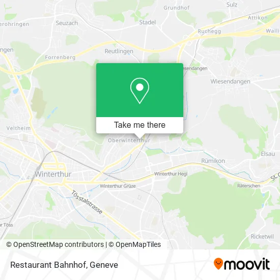 Restaurant Bahnhof map