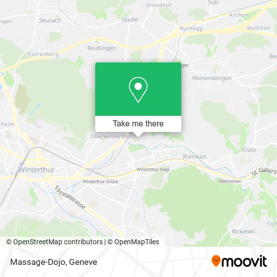 Massage-Dojo map