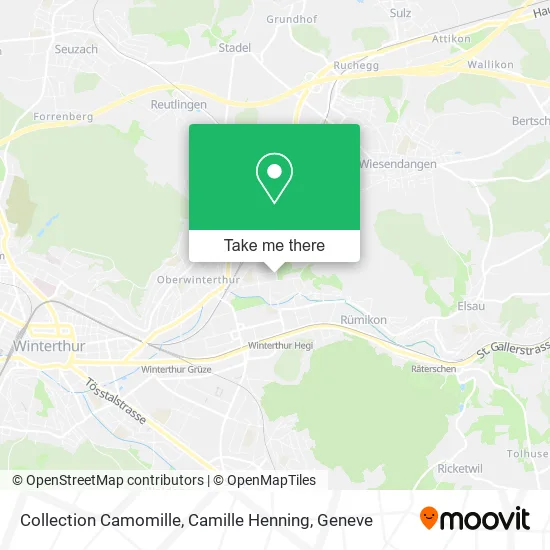 Collection Camomille, Camille Henning map