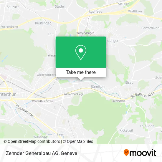 Zehnder Generalbau AG map