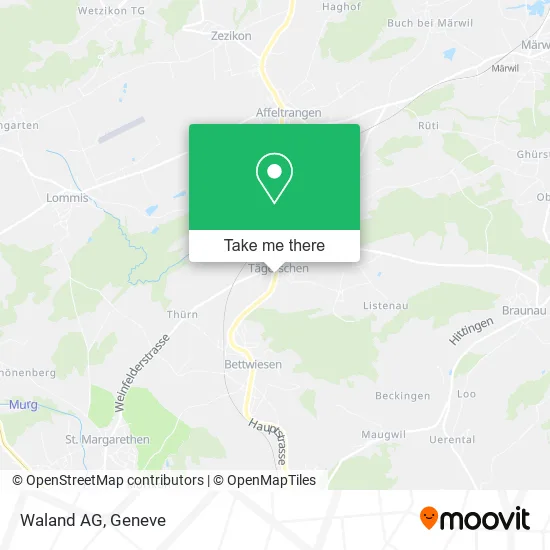 Waland AG map