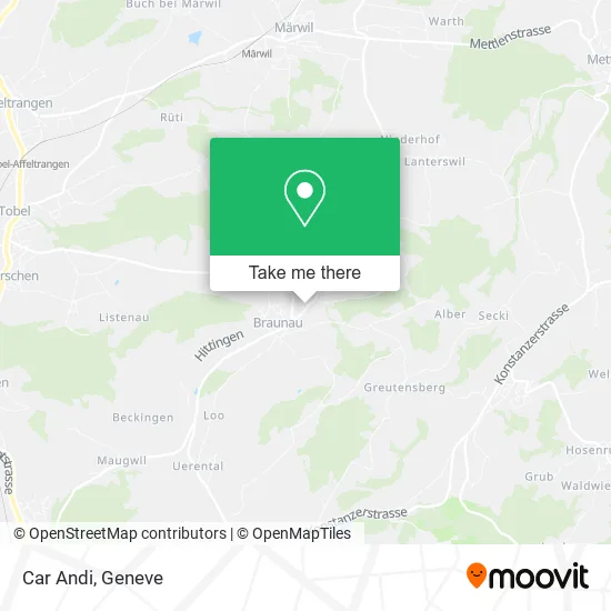 Car Andi map