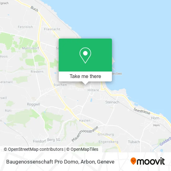 Baugenossenschaft Pro Domo, Arbon map