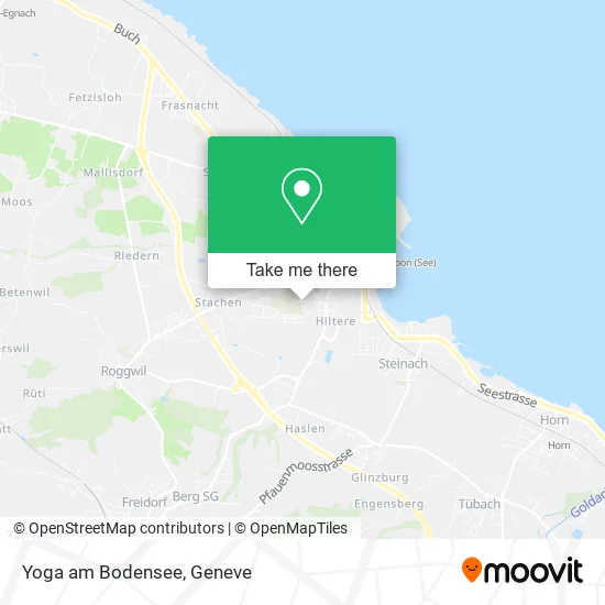 Yoga am Bodensee map