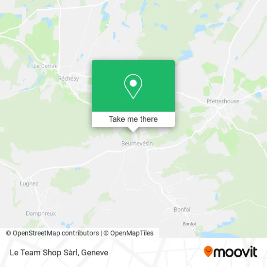 Le Team Shop Sàrl map