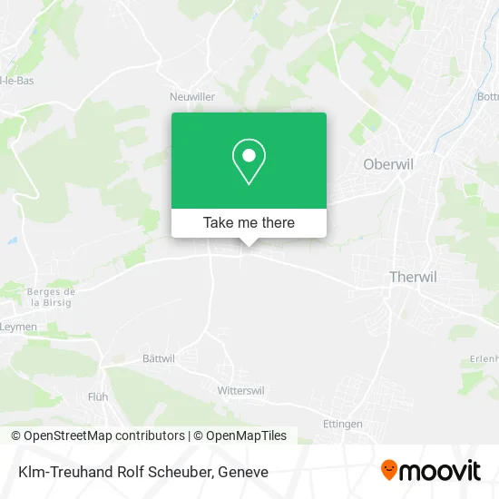 Klm-Treuhand Rolf Scheuber map
