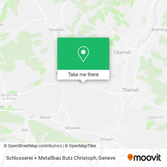 Schlosserei + Metallbau Butz Christoph map