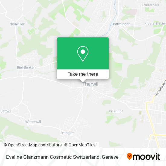 Eveline Glanzmann Cosmetic Switzerland map