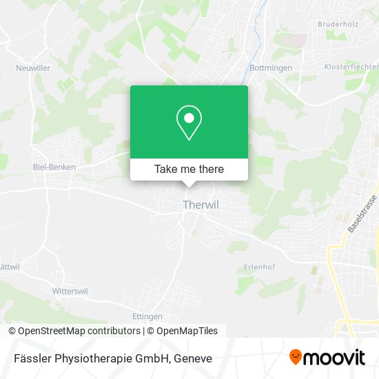 Fässler Physiotherapie GmbH map