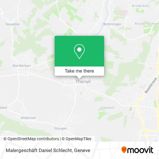 Malergeschäft Daniel Schlecht map