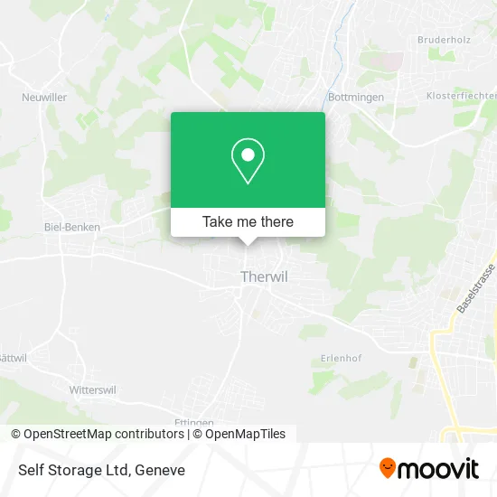 Self Storage Ltd map