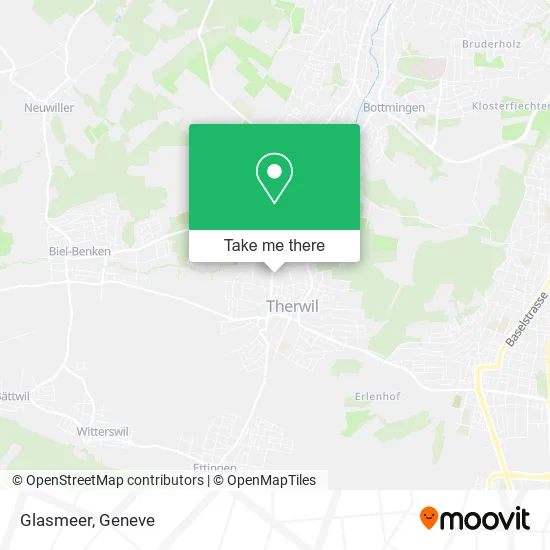 Glasmeer map