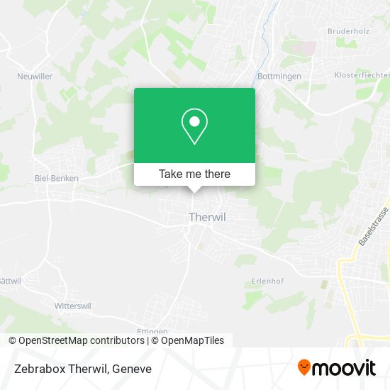 Zebrabox Therwil map