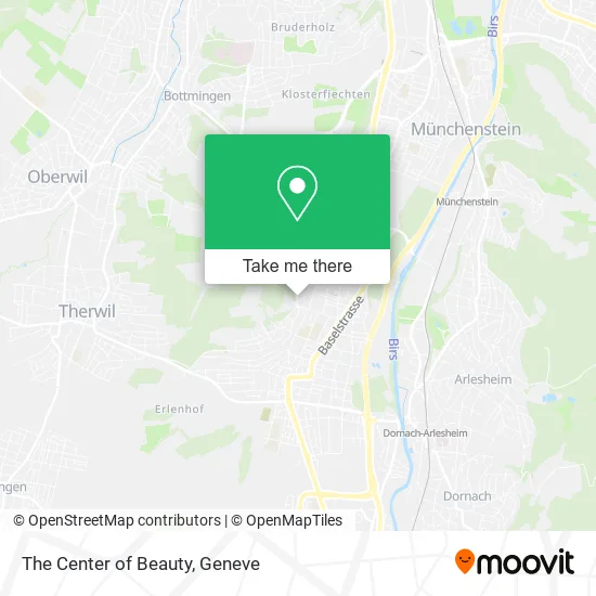 The Center of Beauty map