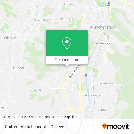 Coiffeur Anita Leonardo map