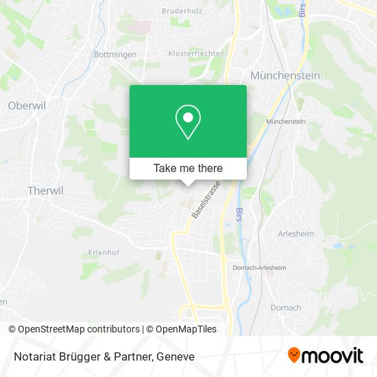 Notariat Brügger & Partner map