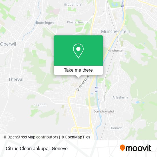 Citrus Clean Jakupaj map