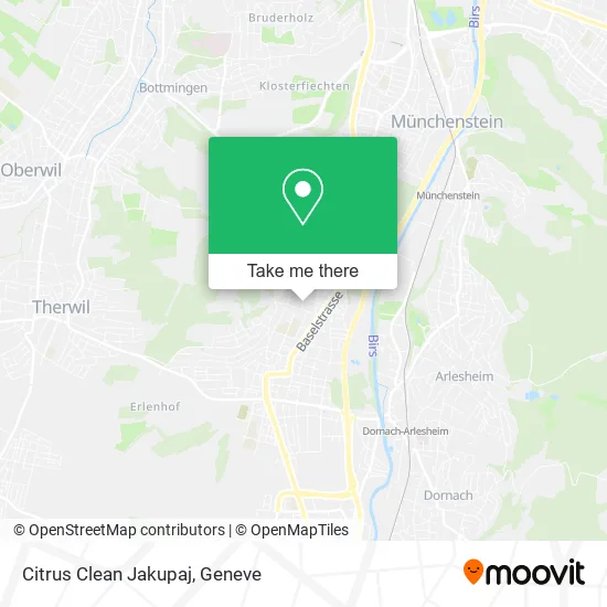 Citrus Clean Jakupaj map