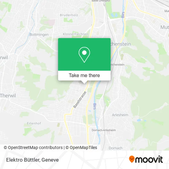 Elektro Büttler map