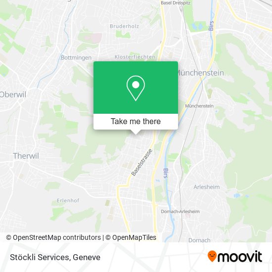 Stöckli Services map