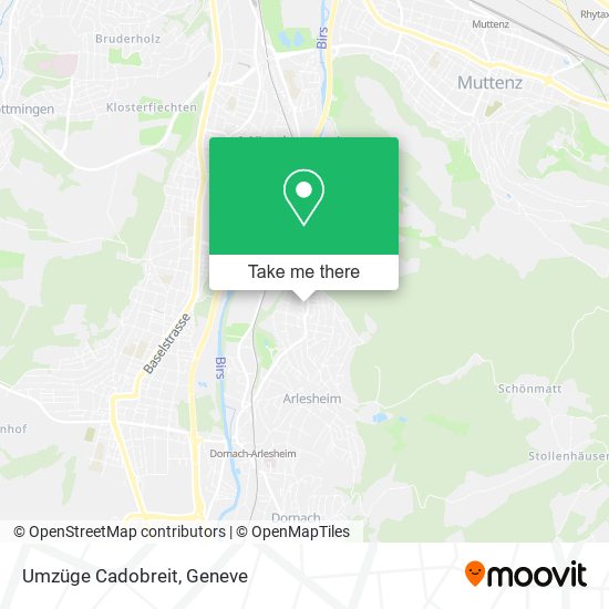 Umzüge Cadobreit map