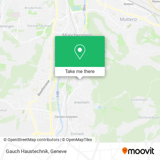 Gauch Haustechnik map