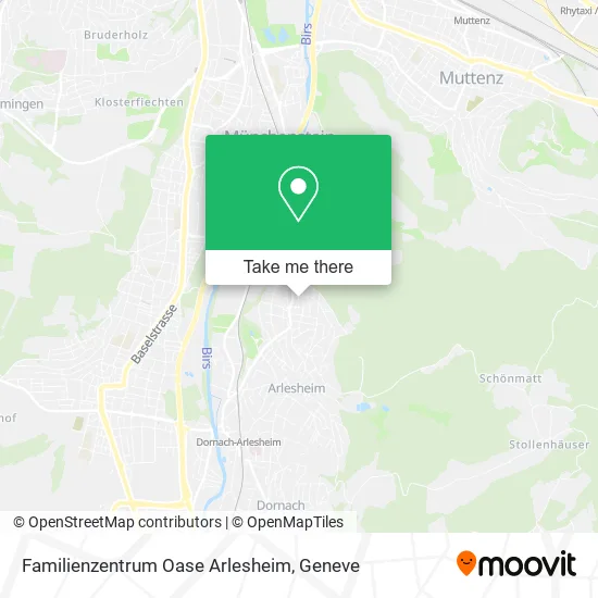 Familienzentrum Oase Arlesheim map