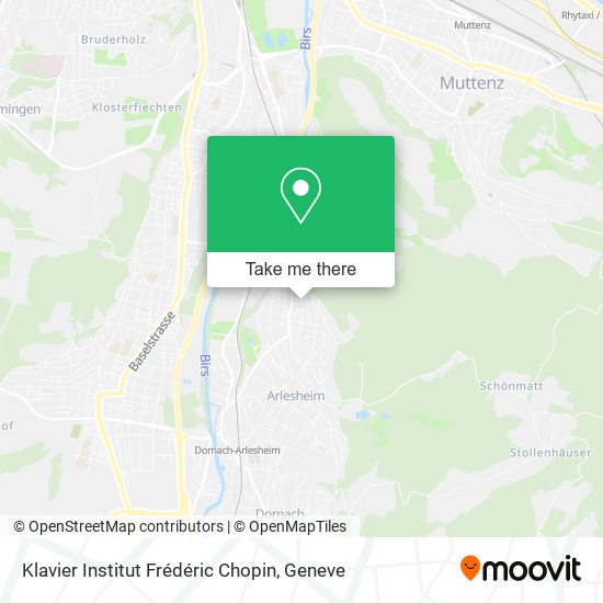 Klavier Institut Frédéric Chopin map