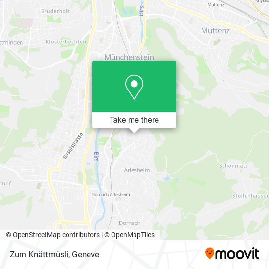 Zum Knättmüsli map