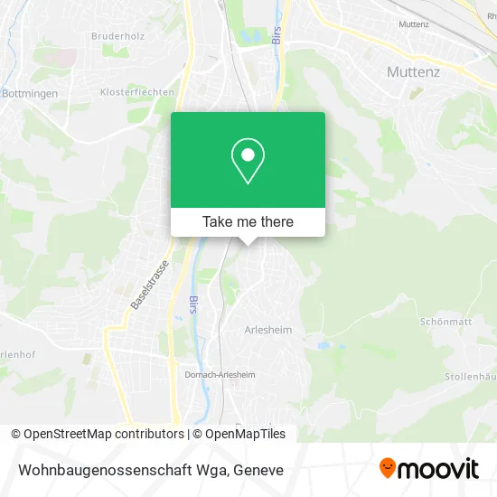 Wohnbaugenossenschaft Wga map