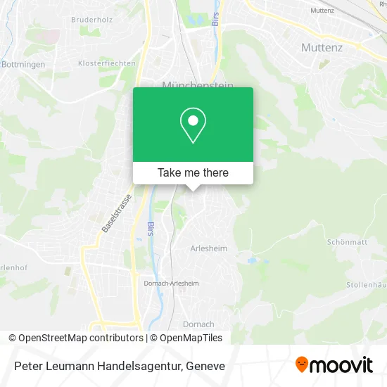 Peter Leumann Handelsagentur map