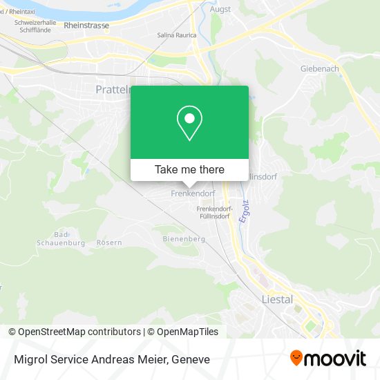 Migrol Service Andreas Meier map