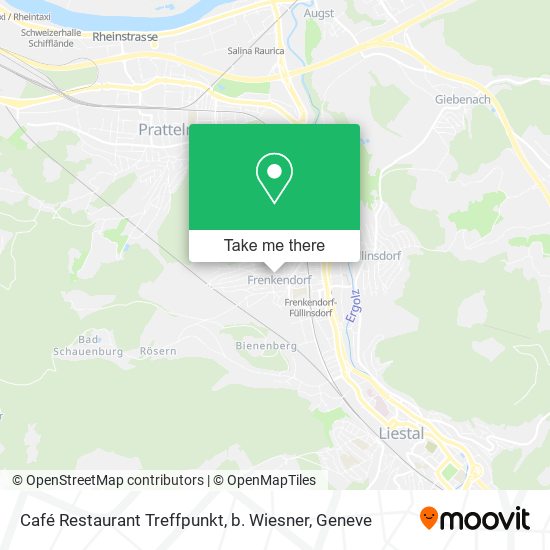 Café Restaurant Treffpunkt, b. Wiesner map