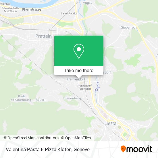 Valentina Pasta E Pizza Kloten plan