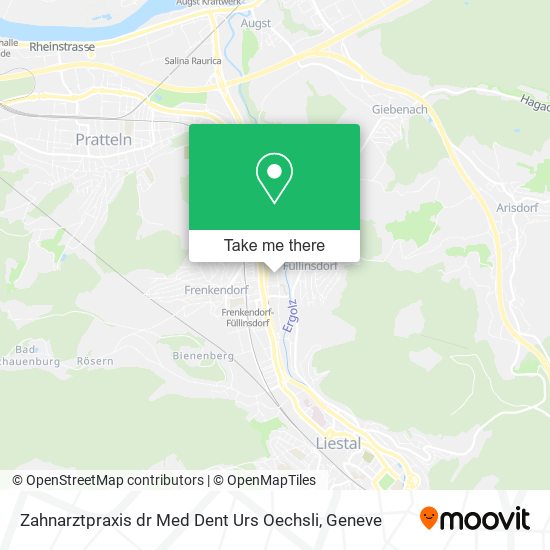 Zahnarztpraxis dr Med Dent Urs Oechsli map