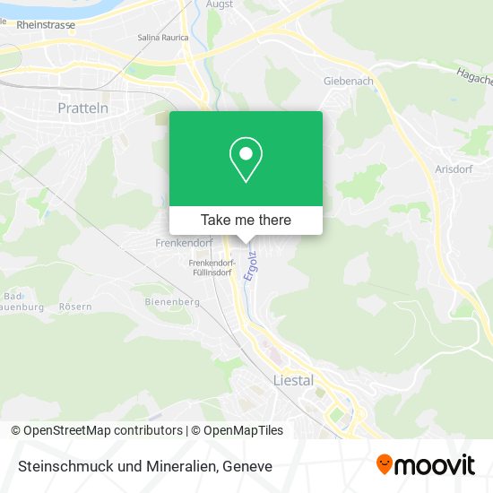 Steinschmuck und Mineralien map