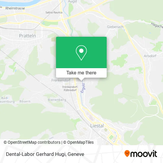 Dental-Labor Gerhard Hugi map