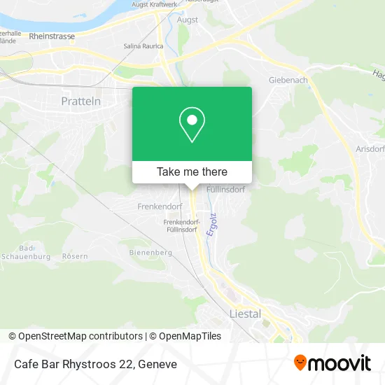 Cafe Bar Rhystroos 22 map