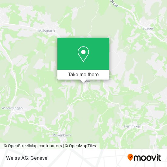 Weiss AG map