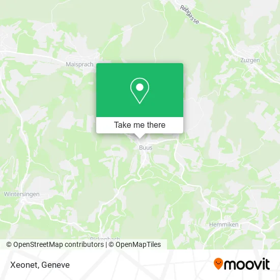 Xeonet map
