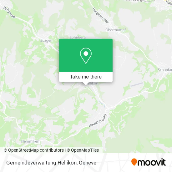 Gemeindeverwaltung Hellikon map