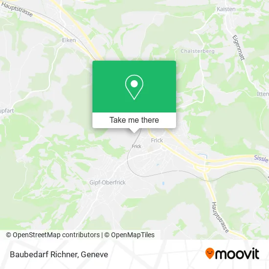 Baubedarf Richner map