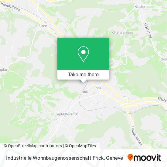 Industrielle Wohnbaugenossenschaft Frick map