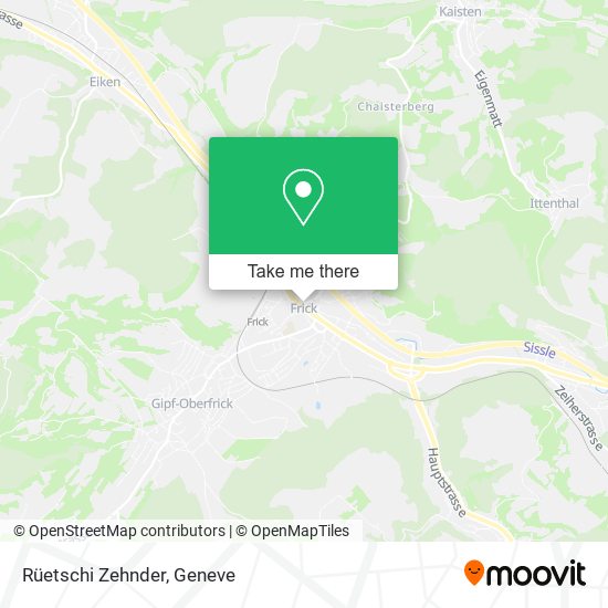Rüetschi Zehnder map