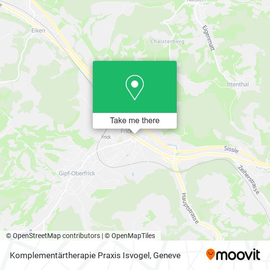 Komplementärtherapie Praxis Isvogel map
