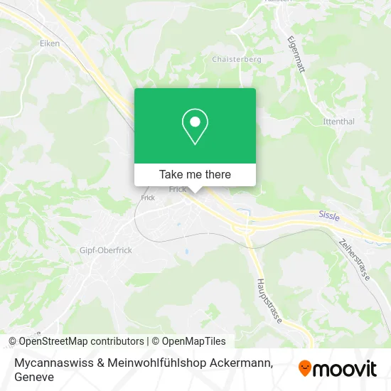 Mycannaswiss & Meinwohlfühlshop Ackermann map