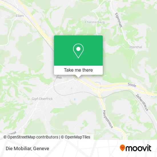 Die Mobiliar map