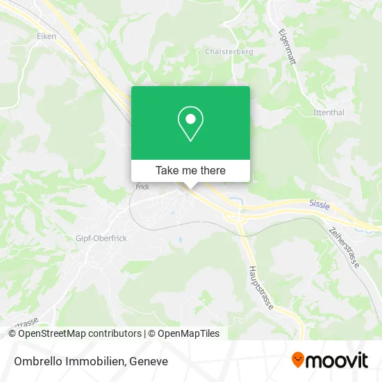Ombrello Immobilien map